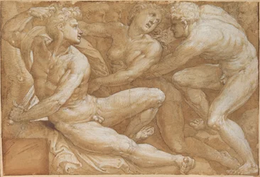 Mythological Scene: Rape of the Sabine Women